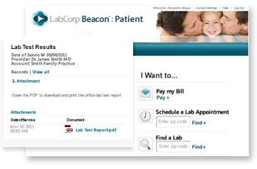 labcorps patient portal|labcorp beacon patient.